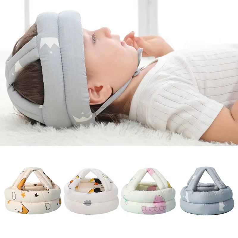 Baby Drop-Resistant Helmet Protective Pad Baby Learn to Walk anti Collision Hat