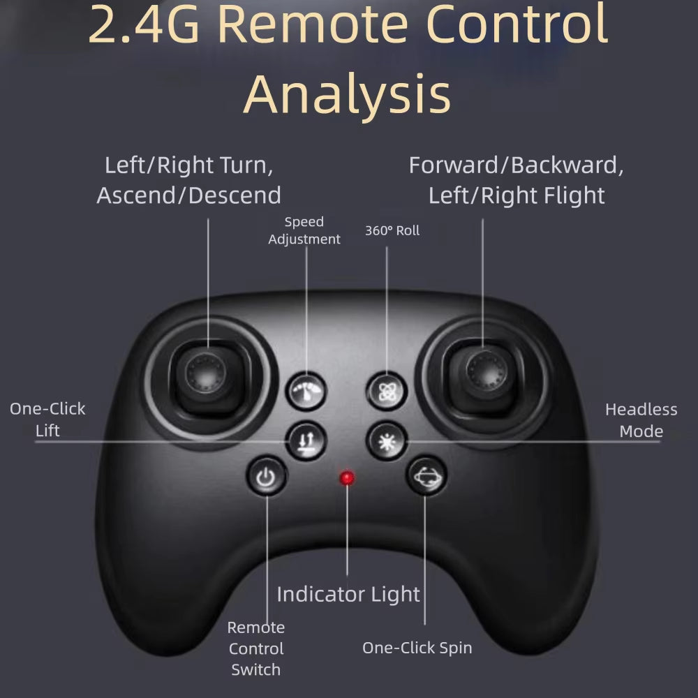 EPP Foam Remote Control Foam Fighter Gravity Sensing 2.4G Stunt Four Motor Helicopter Portable Rechargeable RC Hobby Jet Plane
